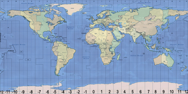 Belize Time Zone Map Exact Time Clock For Belize